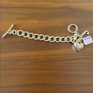 Juicy Couture chunky bracelet + charm